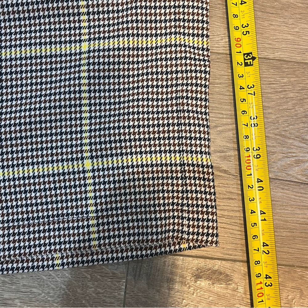 Scotch And Soda plaid Wide-Leg High-Rise Checked Pants Size S - Picture 12 of 16